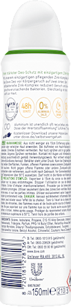 Deospray Zink-Komplex und Gurkenduft Dove