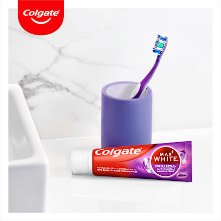Zahnpasta Max White Purple Reveal Colgate