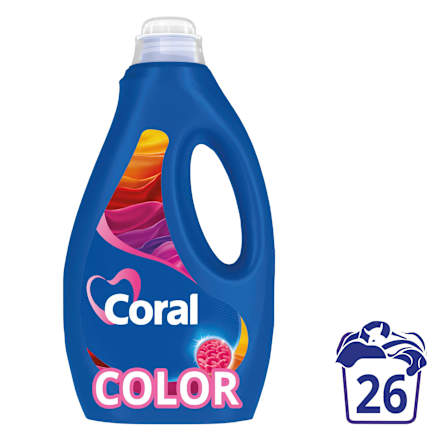 Colorwaschmittel flüssig Coral