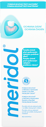 Ústna voda bez alkoholu meridol