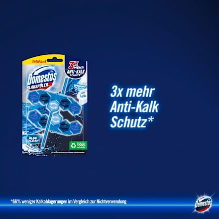 WC-Stein Blauspüler Ocean Domestos