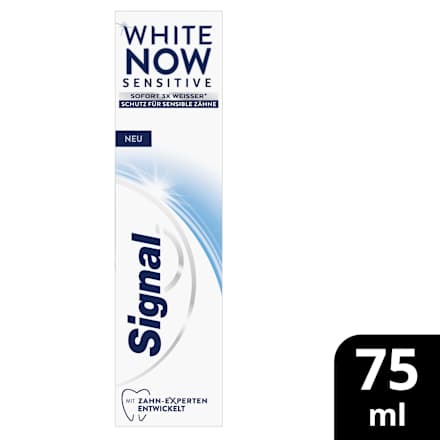 Zahnpasta White Now Sensitive Signal