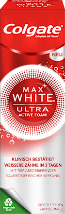 Zahnpasta Max White Ultra Active Foam Colgate