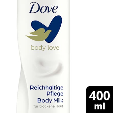 Körpermilch body love reichhaltige Pflege Dove