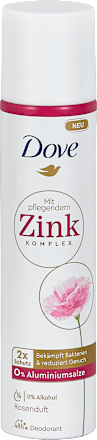 Zink-Komplex Deodorant Spray Rosenduft Dove