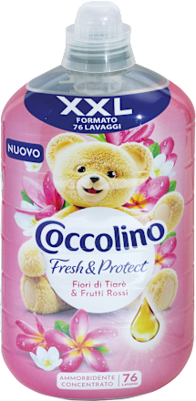 Ammorbidente Fresh & Protect fiori di tiaré e frutti rossi Coccolino