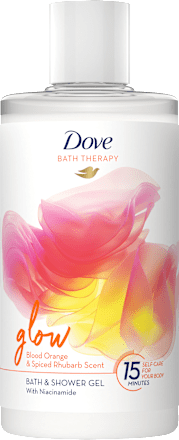Pena do kúpeľa a sprchovací gél Bath Therapy Glow  Dove