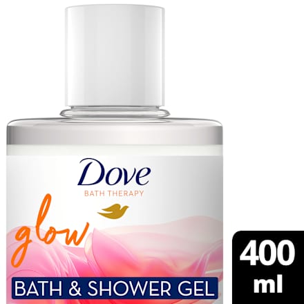 Pena do kúpeľa a sprchovací gél Bath Therapy Glow  Dove