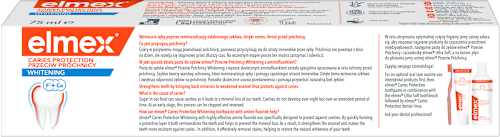 Pasta do zębów przeciw próchnicy Whitening elmex