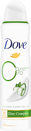 Deodorante spray 0% cetriolo e tè verde Dove