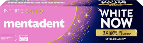 Zahnpasta White Now Infinite Gold mentadent