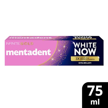 Zahnpasta White Now Infinite Gold mentadent