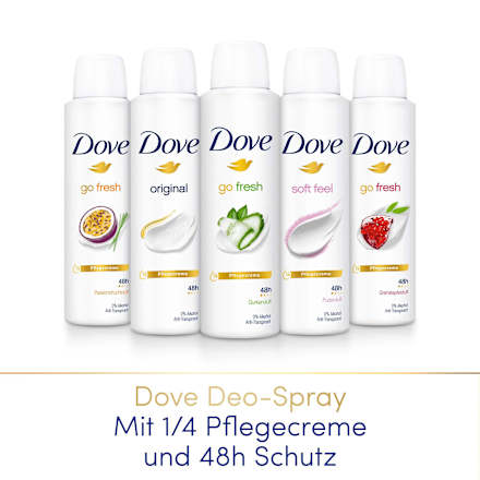 Antitranspirant Deospray Go Fresh Gurkenduft Dove