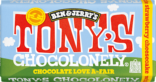 Weiße Schokolade Strawberry Cheesecake TONY'S CHOCOLONELY