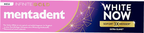 Zahnpasta White Now Infinite Gold mentadent