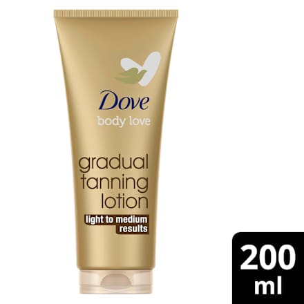 Selbstbräuner Lotion gradual tanning light to medium Dove