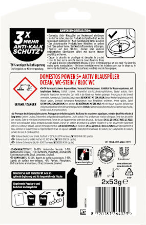 WC-Stein Blauspüler Ocean Domestos