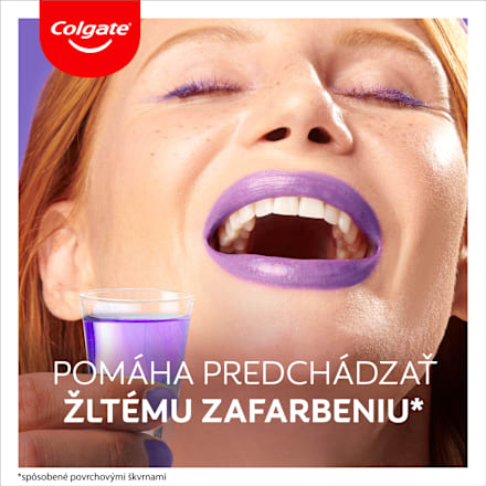Apa de gura fara alcool Max White Purple Reveal Colgate