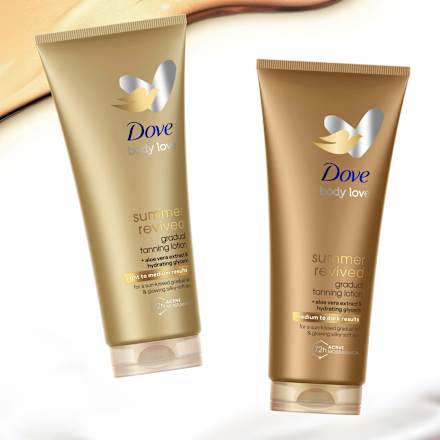 Bodylotion Tanning Medium to Dark Dove