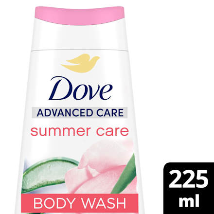 Duschcreme Advanced Care summer care mit Rosen- & Aloe Vera Duft Dove