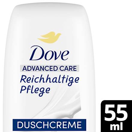 Duschcreme Reichhaltige Pflege, Reisegröße Dove