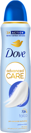 Advanced Care deodorant sprej Talco Dove