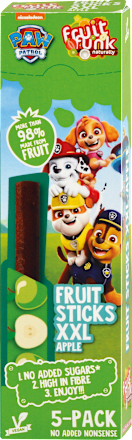 Ovocné tyčinky s jablkovou príchuťou XXL Paw Patrol Fruitfunk