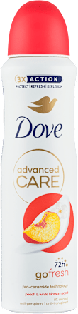Advanced Care antiperspirant sprej Peach & White Blossom Dove