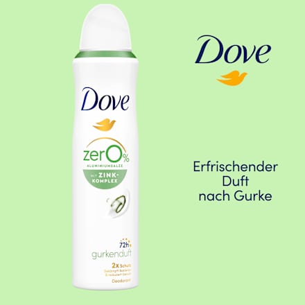 Deospray mit Gurkenduft & Zink-Komplex Dove