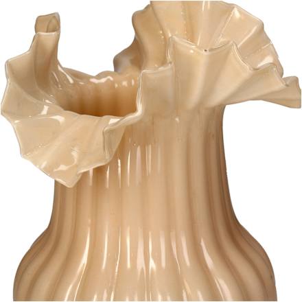 Korallenvase aus Glas rosa Dekorieren & Einrichten