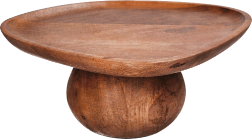 Ablage aus Holz mit Fuß (26x20x10,5cm) keine Marke