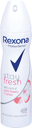 Dezodorant antiperspirant Stay Fresh White Flowers & Lychee Rexona