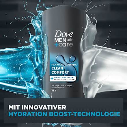 Pflegedusche Clean Comfort 3in1 Dove MEN+CARE