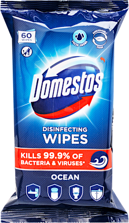 Higiénikus törlőkendő Ocean Domestos