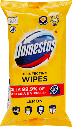 Higiénikus törlőkendő Lemon Domestos