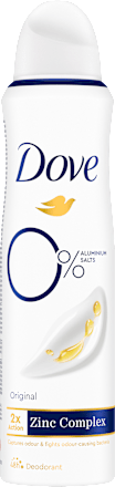 Deodorante spray Original 0% sali di alluminio Dove