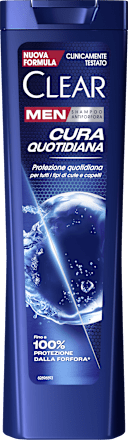 Shampoo uomo anti-forfora cura quotidiana CLEAR Men