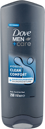 CLEAN COMFORT HYDRATING gel za tuširanje i kupanje Dove MEN+CARE