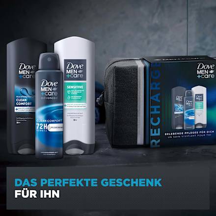 Geschenkset Recharge 4tlg Dove MEN+CARE