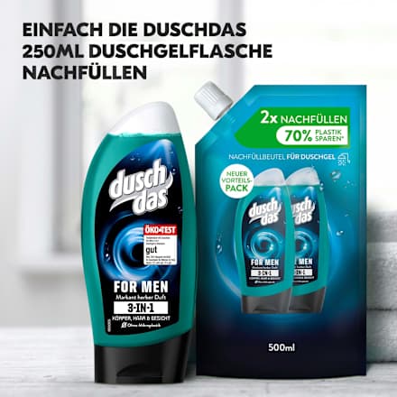 Duschgel for men Nachfüllpack duschdas