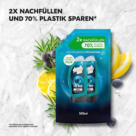 Duschgel for men Nachfüllpack duschdas