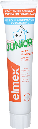 Zobna pasta Junior, 6-12 let elmex