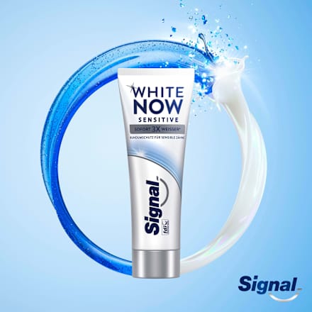 Zahnpasta White Now Sensitive Signal