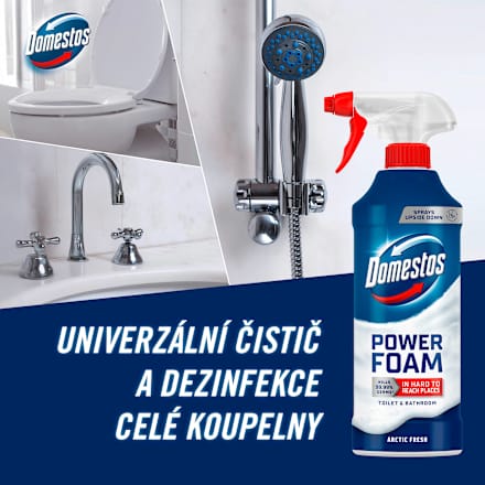 WC pěna ve spreji Power Foam Arctic Fresh Domestos