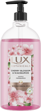 Душ гел череша и ниацинамид  LUX