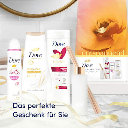 Geschenkset Entspannend mit Duft-Diffuser 4tlg Dove