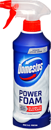 Power Foam WC és fürdőszoba tisztító hab Arctic Fresh Domestos