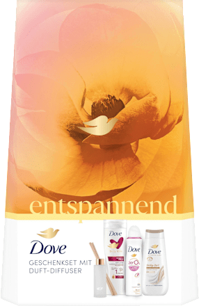 Geschenkset Entspannend mit Duft-Diffuser 4tlg Dove