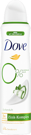 Deospray Zink-Komplex und Gurkenduft Dove