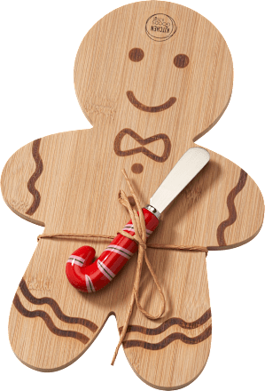 Holzbrettchen, Lebkuchenmann Dekorieren & Einrichten